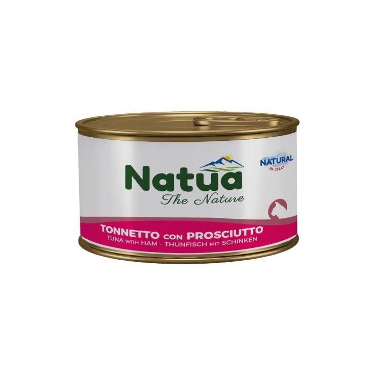 Natua Cibo Gatto Tonno e Prosciutto in Gelatina, 85g