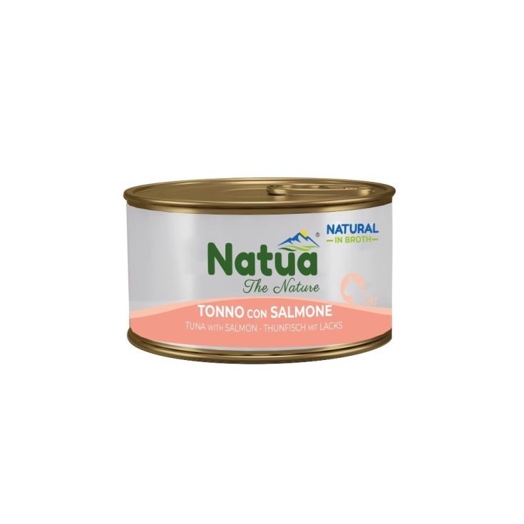 Natua Tonno e Salmone in Brodo per Gatti 85g