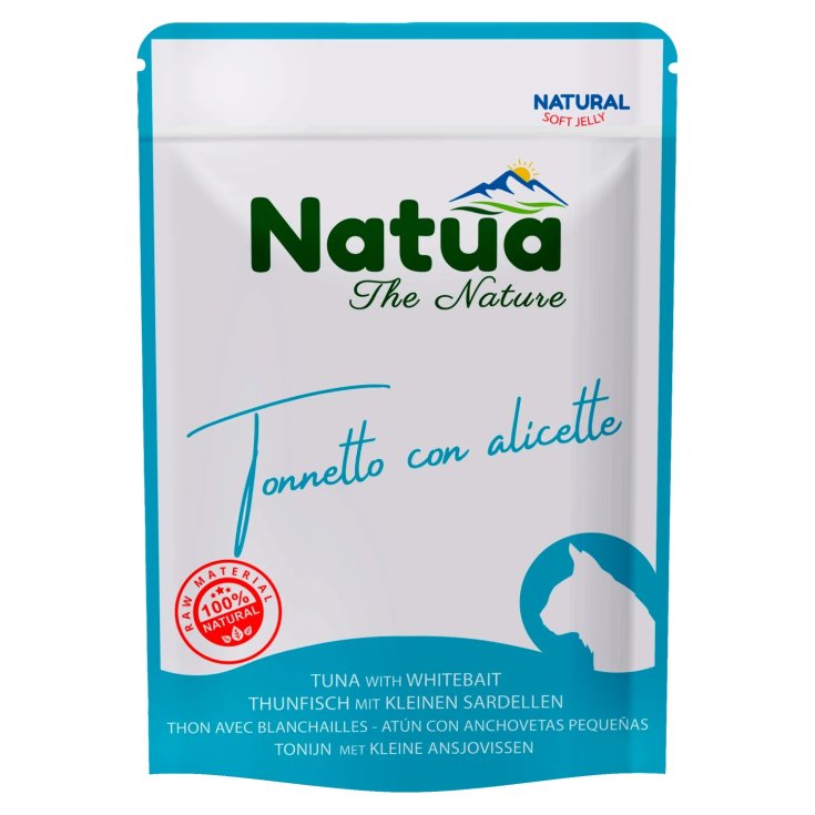 Natua Gatto Bustino Tonno e Acciughe in Gelatina 70g