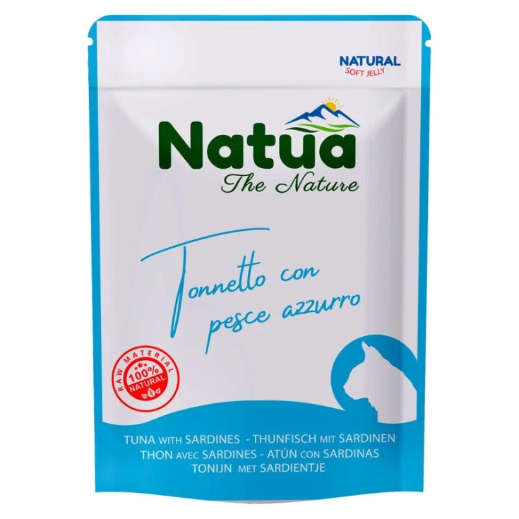 Natua Tonnetto con Pesce Azzurro in Gelatina per Gatti 70g
