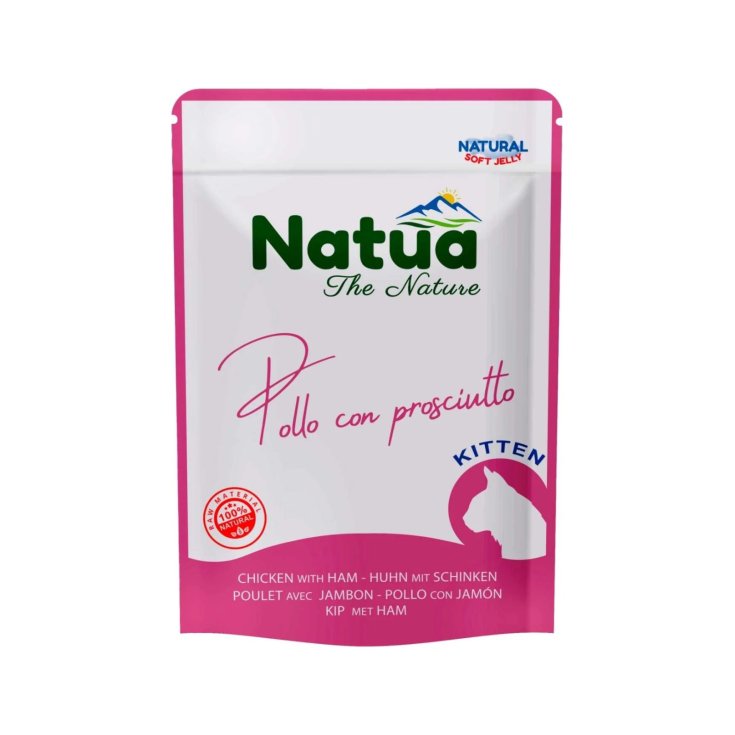 Natua Kitten Pollo e Prosciutto in Gelatina Morbida 70g
