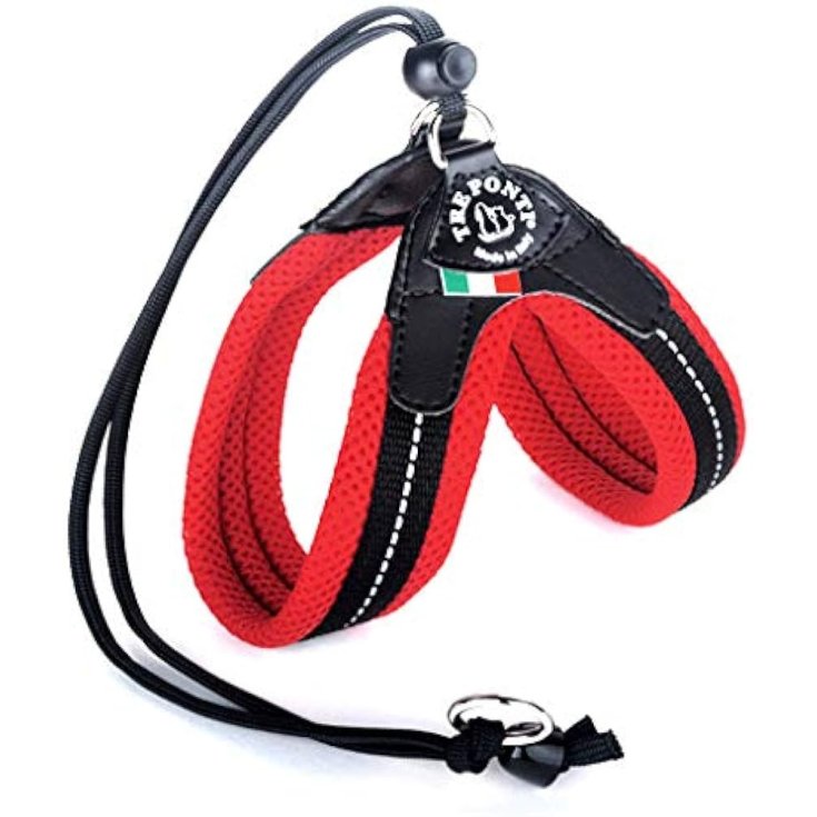 Tre Ponti Pettorina Easy Fit Rete Rosso Taglia 2.5