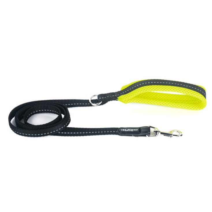 Tre Ponti Guinzaglio Rete Giallo Fluo 130 cm