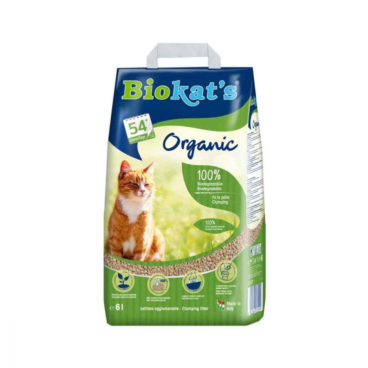 Biokat's Organic Lettiera Naturale Agglomerante per Gatti 6L