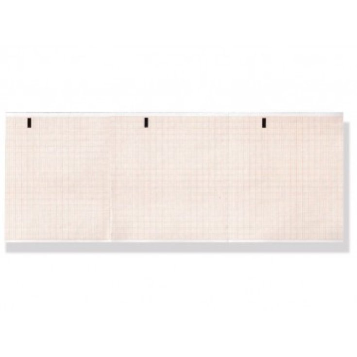 Gima Carta Termica per ECG 112x100 mm con Griglia Arancione