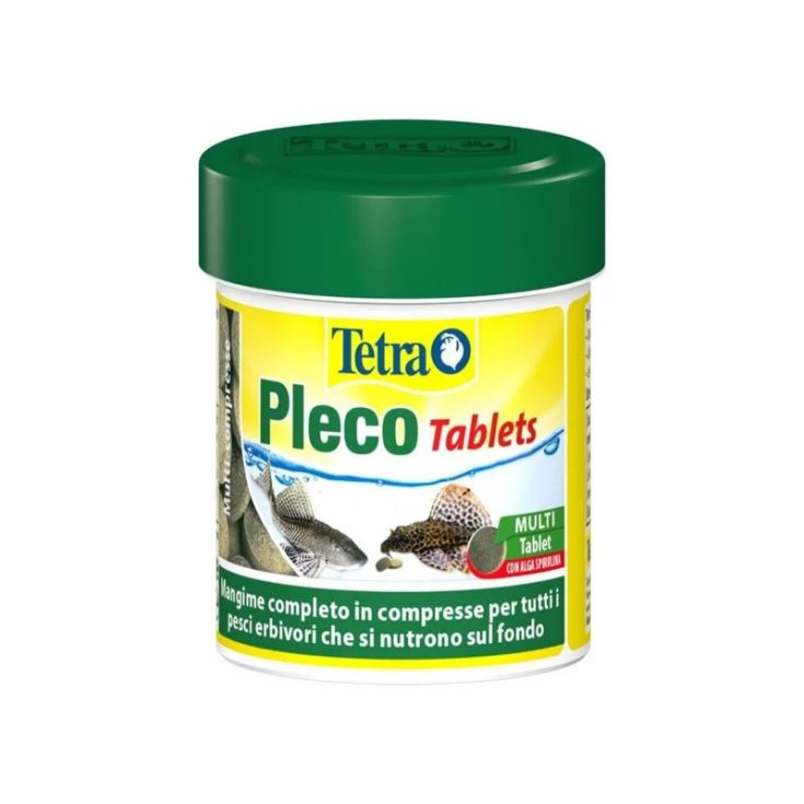 Tetra Pleco Tablets Mangime in Tavolette per Pesci Erbivori, 120 Tavolette