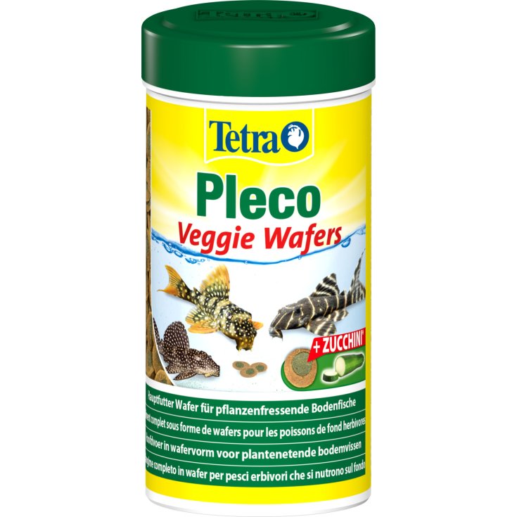Tetra Pleco Wafer Alimento Completo per Pesci da Fondo, 250ml