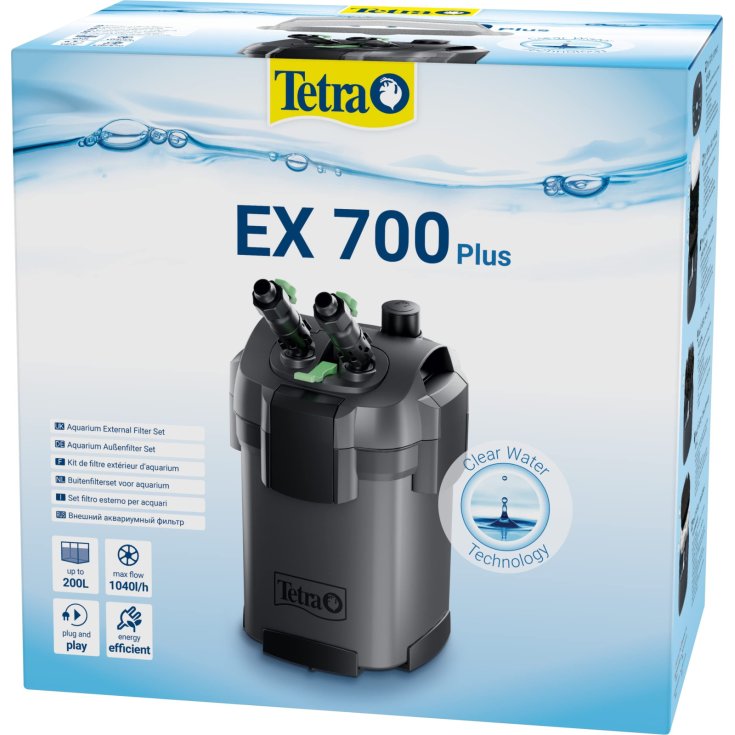 Tetra Ex 700 Plus Filtro Esterno Acquario, 100-200 Litri