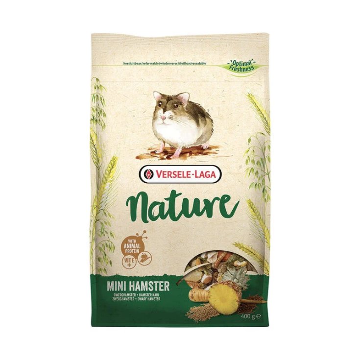 Versele-Laga Nature Mini Hamster Alimento Completo Criceti Nani, 400g