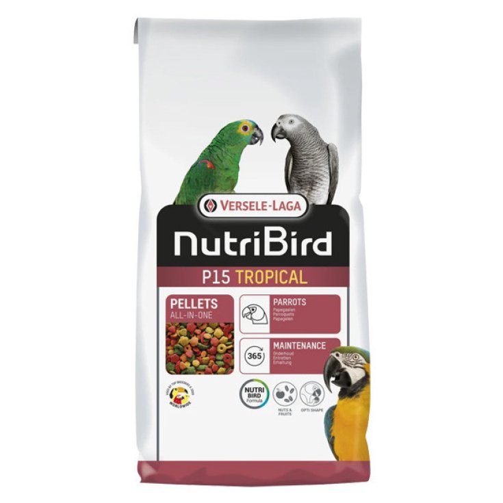 Versele-Laga Nutribird P15 Original Alimento Estruso Pappagalli 3kg