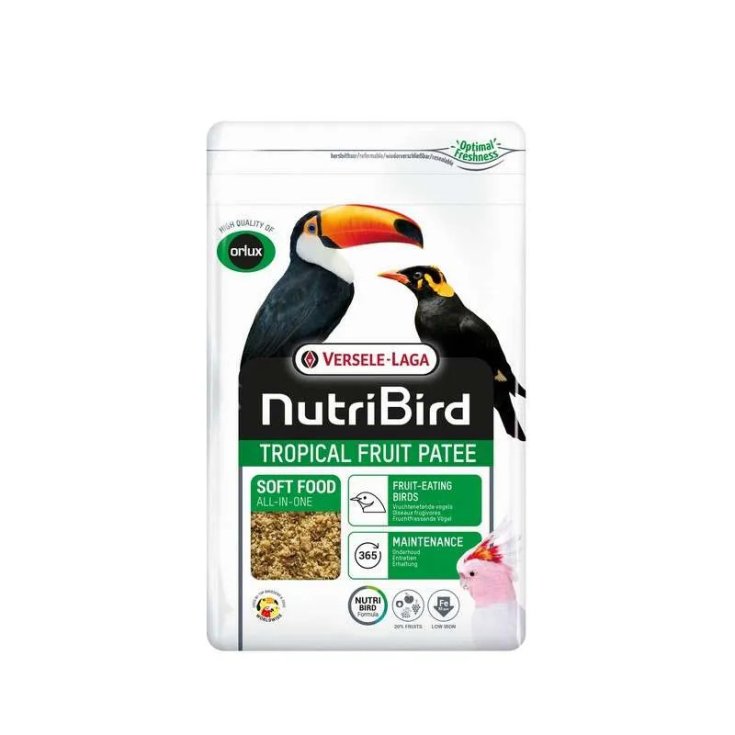 Versele-Laga Nutribird Trop Fruit Pat&egrave; Alimento Uccelli 1KG