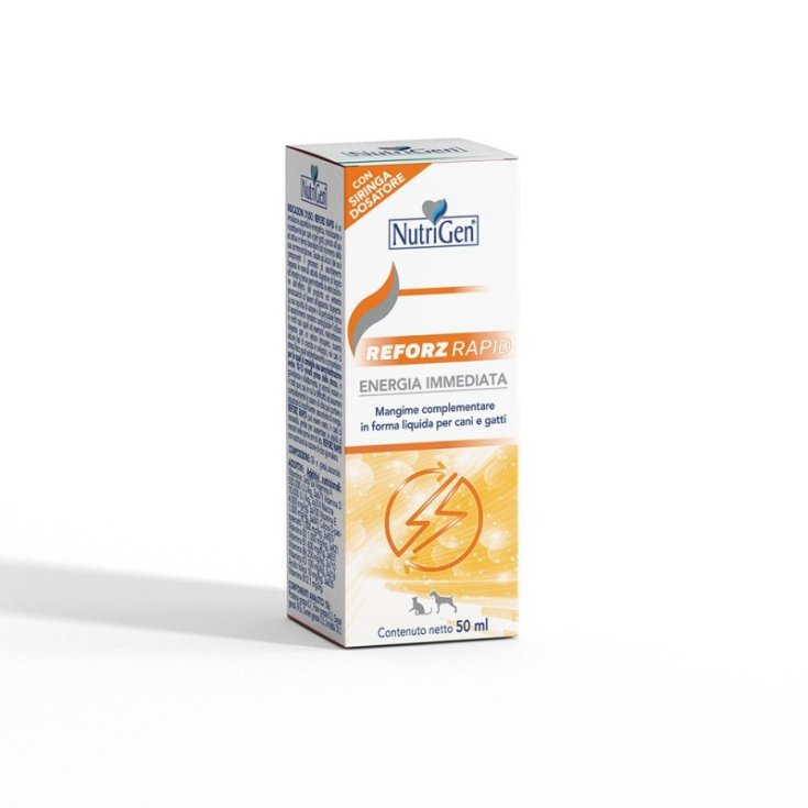 Nutrigen Reforz Rapid Mangime Energetico Ricostituente per Cani e Gatti, 125ml