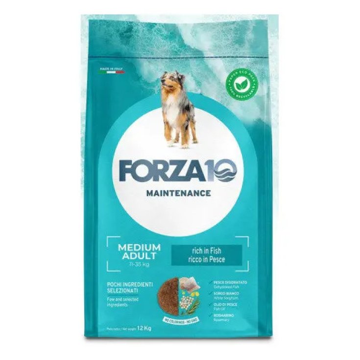 Forza10 Mantenimento Pesce Cani Adulti Taglia Media 12 kg