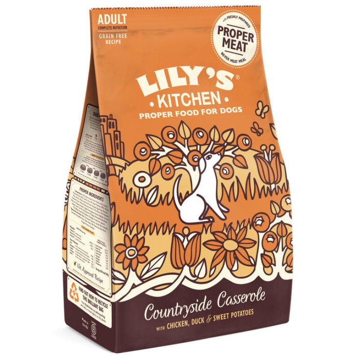 Lily's Kitchen Casseruola Countryside Pollo e Anatra Adulti 12 kg