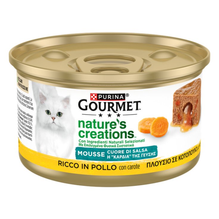 Nestl&eacute; Gourmet Nature's Creations Mousse Pollo e Carote 85 g