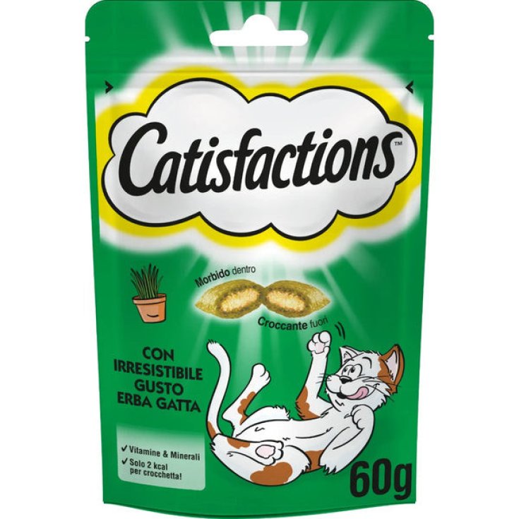Catisfactions Snack per Gatti Erba Gatta 60 g