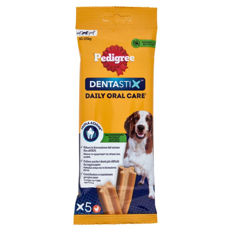 Pedigree Dentastix Medium Snack Igiene Orale Cani 128 g