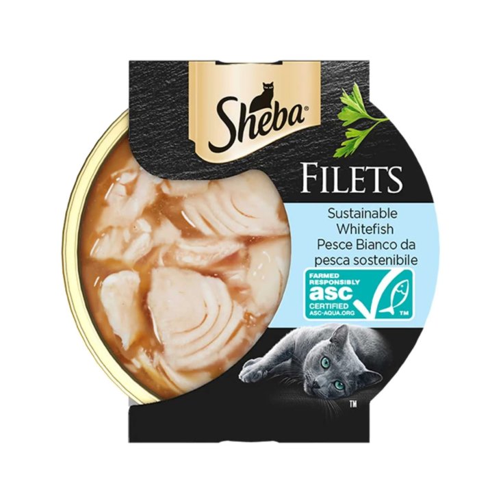Sheba Filetti di Pesce Bianco per Gatti Adulti 60g