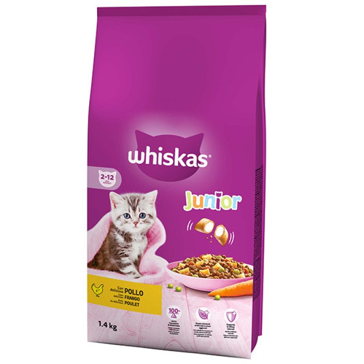 Whiskas Croccantini Junior Pollo 1.4kg per Gattini
