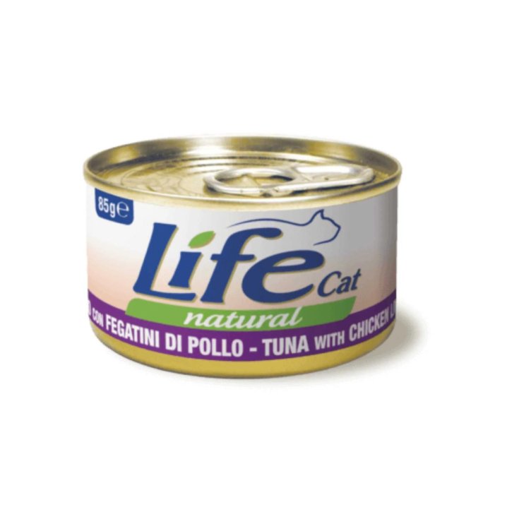 Life Pet Care Tonno con Fegatini di Pollo per Gatti 85 g