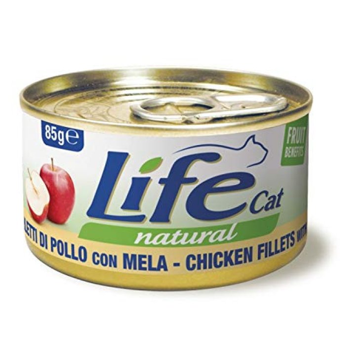 Life Pet Care Pollo e Mela per Gatti Adulti, 85g