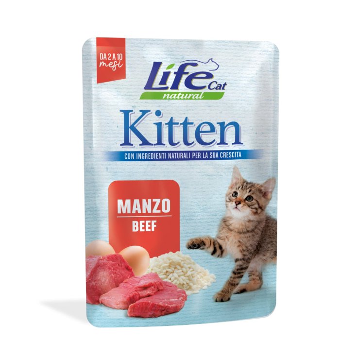 Life Pet Care Kitten Natural Manzo 70G