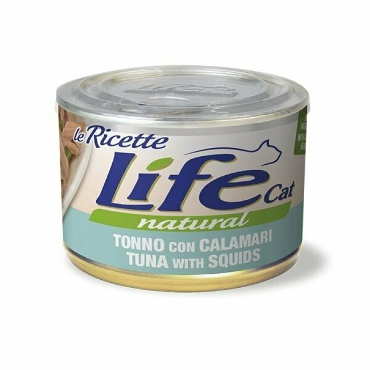 Life Pet Care Tonno Calamari e Fagiolini Gatto, 150 g