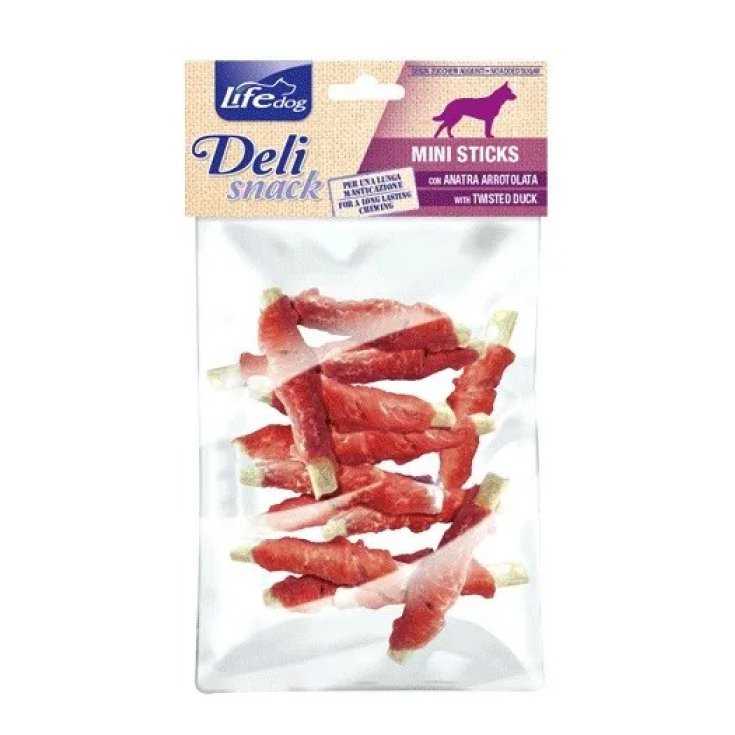 Life Petcare Snack Cane Mini Sticks con Anatra per Cani 100G