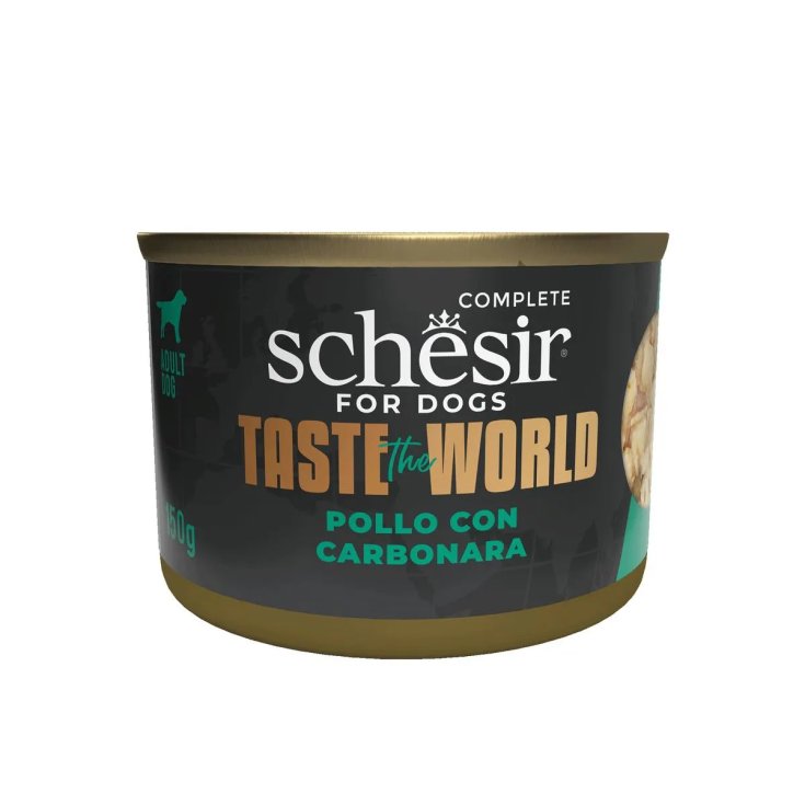 Schesir Taste The World Pollo e Carbonara per Cani Adulti 150g