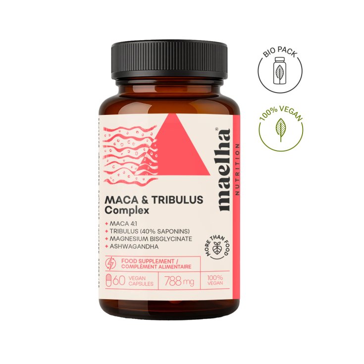Maelha Nutrition Maca e Tribulus Complesso - 60 Capsule