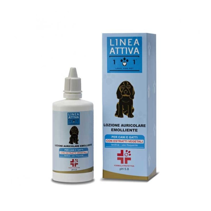 Linea 101 Lozione Auricolare Emol Ca Ga per Cani e Gatti 100ml