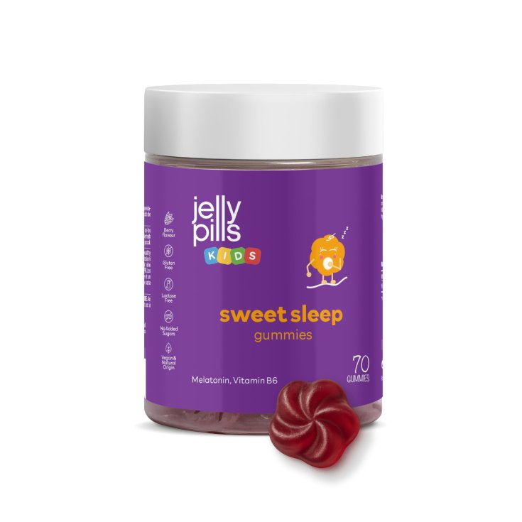 Ropaco Distributors Jelly Pills Sweet Sleep Kids, Integratore Melatonina, 70 Gummies Ropaco Distributors Jelly Pills Sweet Sleep Kids, Integratore Melatonina, 70 Gummies