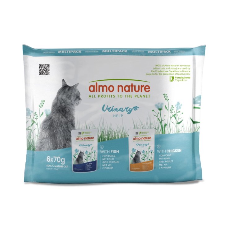 Almo Nature Gatto Multipack Pollo e Formaggio, 420g
