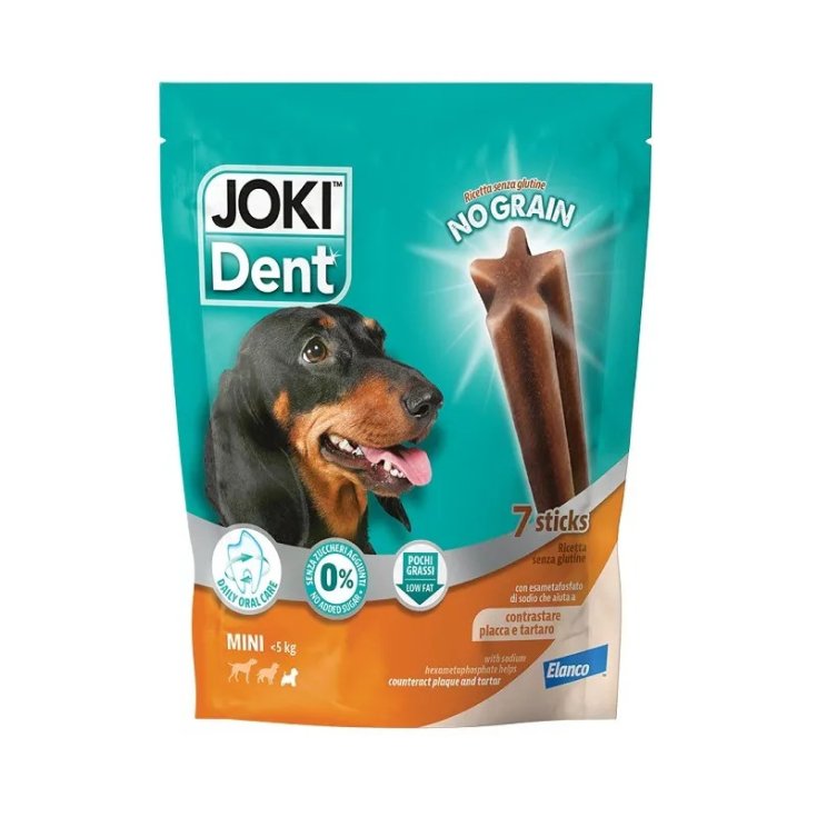 Joki Dent No Grain Mini Snack Dentale per Cani Piccoli - 7 Stick
