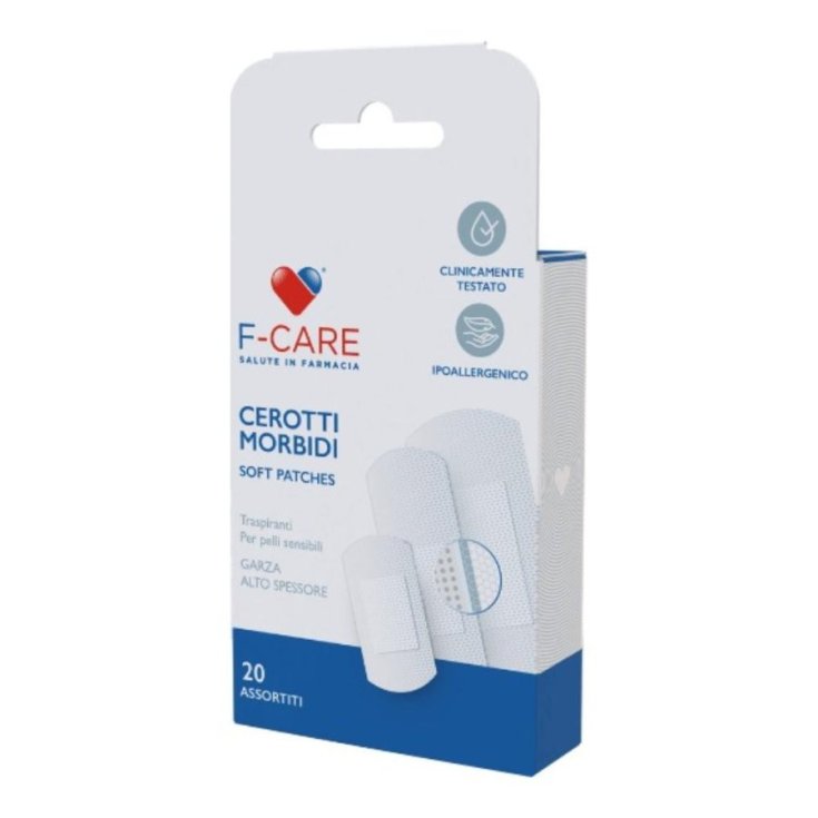 F-Care Cerotti Morbidi Assortiti, 20 Pezzi
