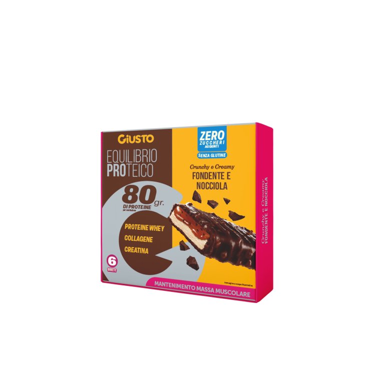 Giusto Barretta Proteica Fondente Nocciola 30g