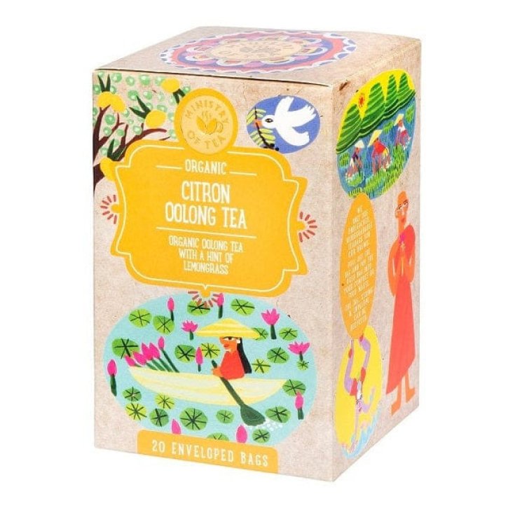 Ministry of Tea Te' Citron Oolong Tea 20 Bustine Ministry of Tea Te' Citron Oolong Tea 20 Bustine