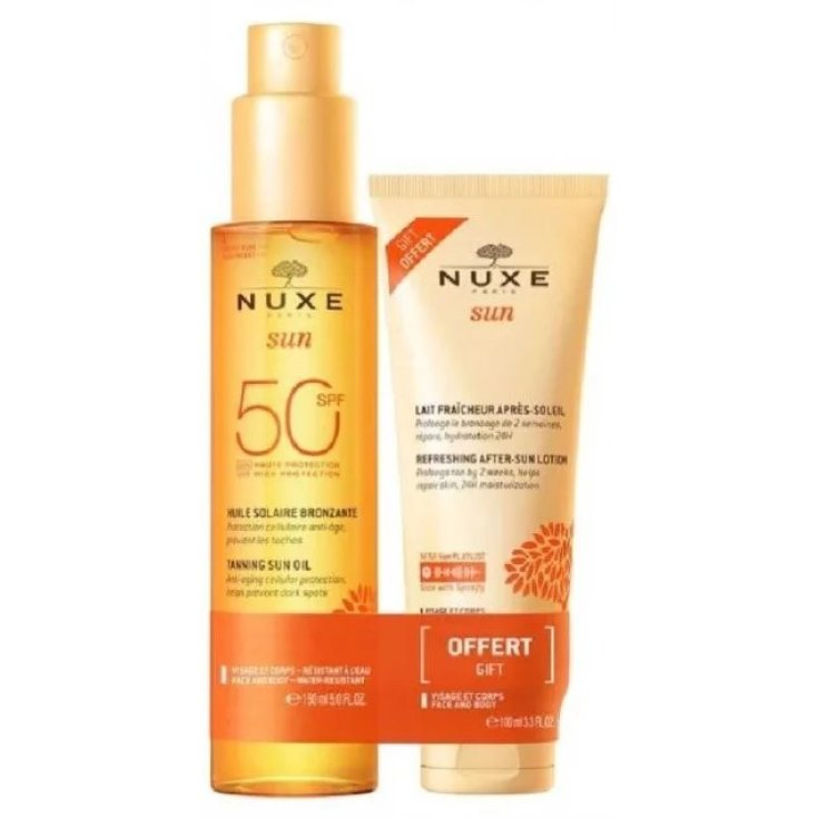 Nuxe Sun Olio Solare SPF50 150ml e Doposole 100ml