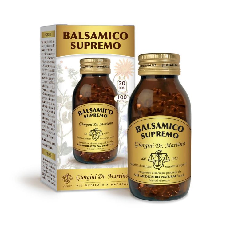 Giorgini Balsamico Supremo, Integratore per Naso Gola, 100 Softgel