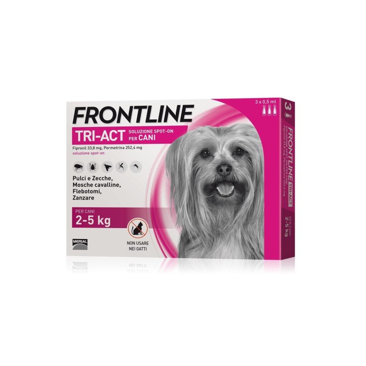 Frontline Tri-Act 3 Pipette - XS - 2-5 Kg