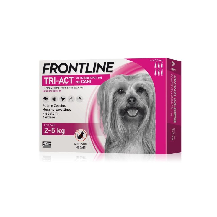 Frontline Tri-Act  6 Pipette - XS - 2-5 Kg