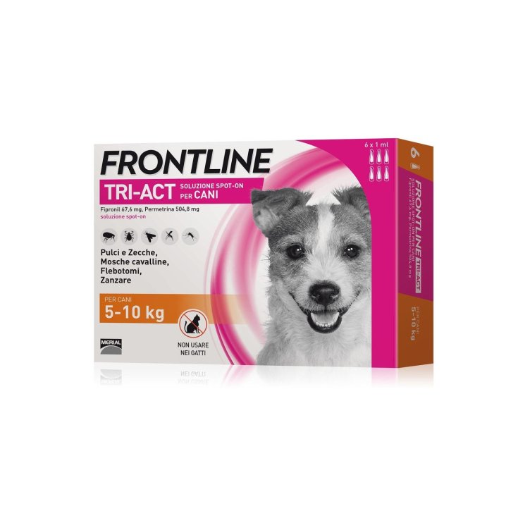 Frontline Tri-Act  6 Pipette - S - 5-10 Kg