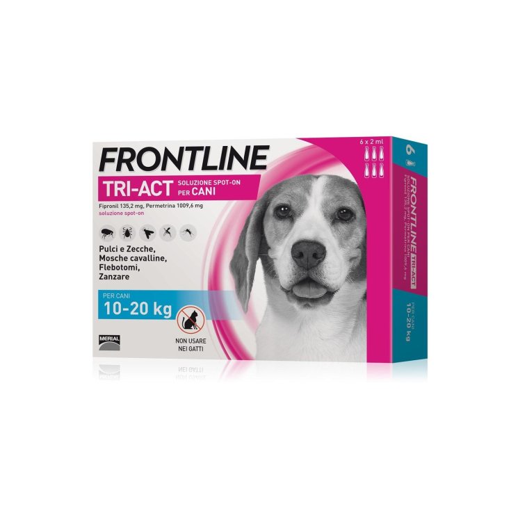 Frontline Tri-Act  6 Pipette - M - 10-20 Kg