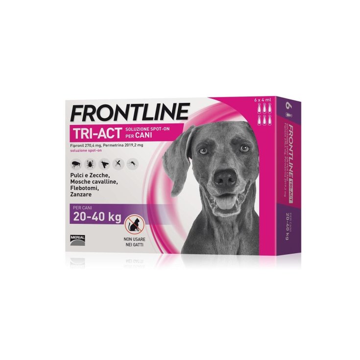 Frontline Tri-Act  6 Pipette - L - 20-40 Kg