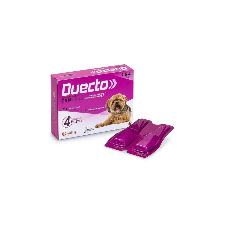 Duecto Spot-on  4 Pipette - XSmall 1,5- 4 Kg