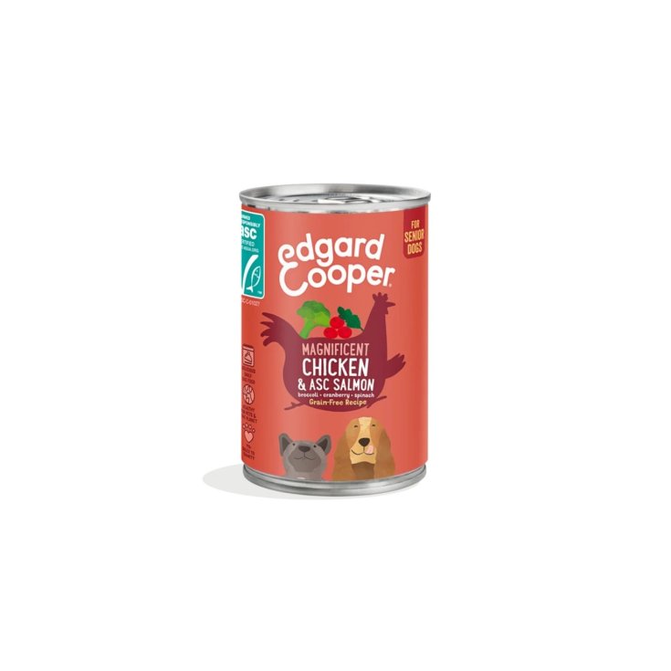 Senior Pollo e Salmone Senza Cereali - 400GR