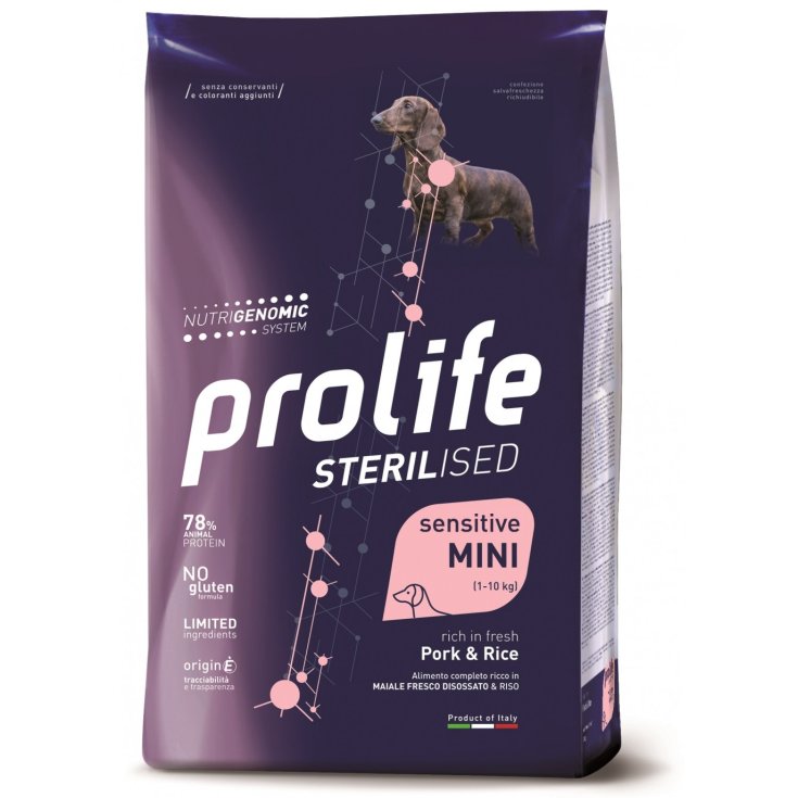 Sterilised Sensitive Dog Adult Mini Pork & Rice - 2KG