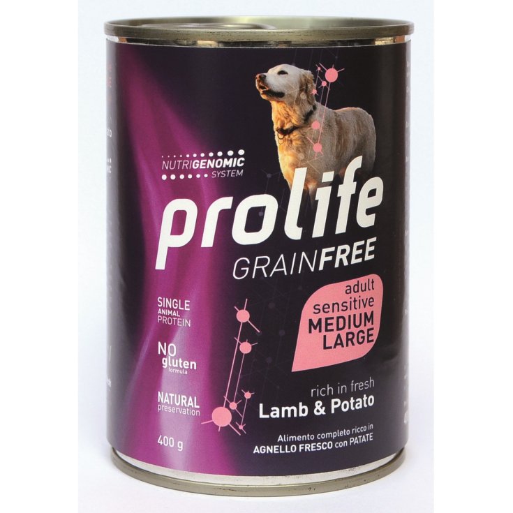 Grain Free Adult Medium/Large Sensitive Lamb & Potato - 400GR