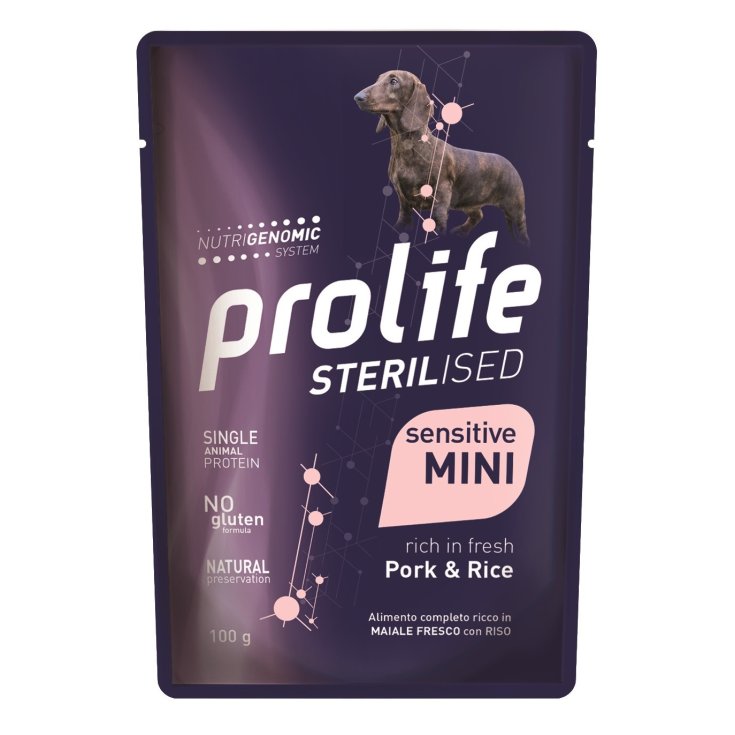 Sterilised Sensitive Adult Mini Pork & Rice - 100GR