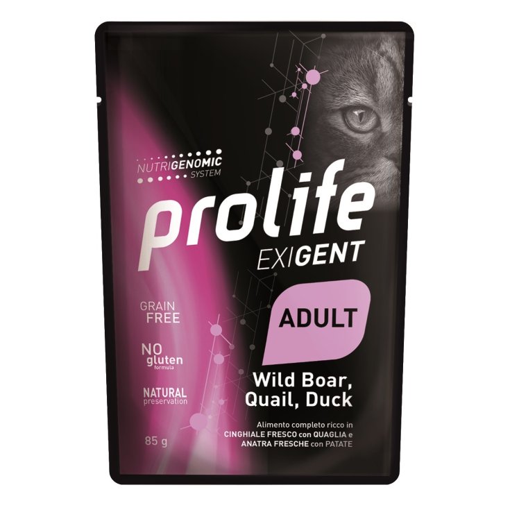 Exigent Adult Wild Boar Quail & Duck - 85GR